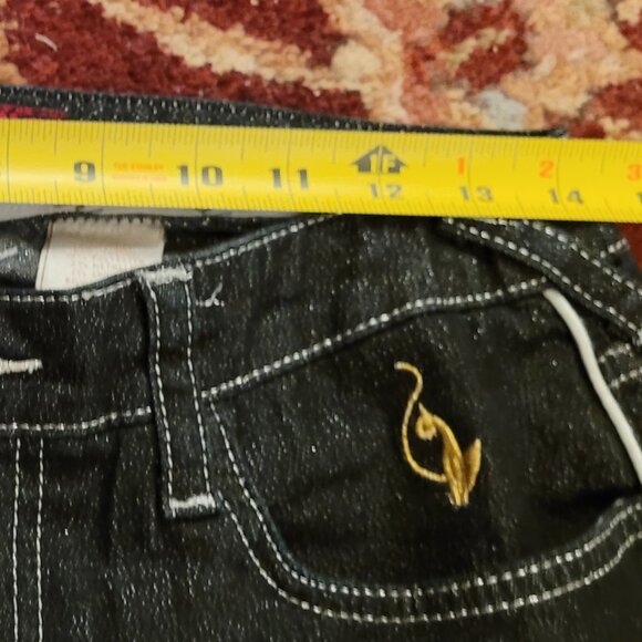 Baby Phat Y2K Jeans -  Black / Silver - New! - Picture 10 of 14